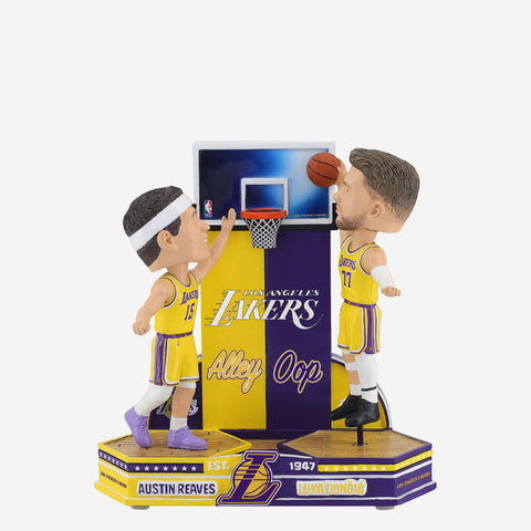 Luka Doncic & Austin Reeves Los Angeles Lakers Alley Oop NBA Basketball Bobblehead