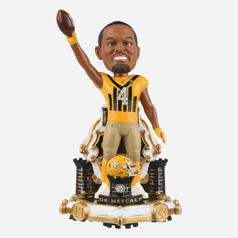 DK Metcalf Pittsburgh Steelers Alternate Uniform NFL Football Bobblehead