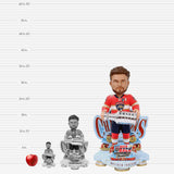 Matthew Tkachuk Florida Panthers 2025 Stanley Cup Champions Celebration 3 Foot NHL Bobblehead