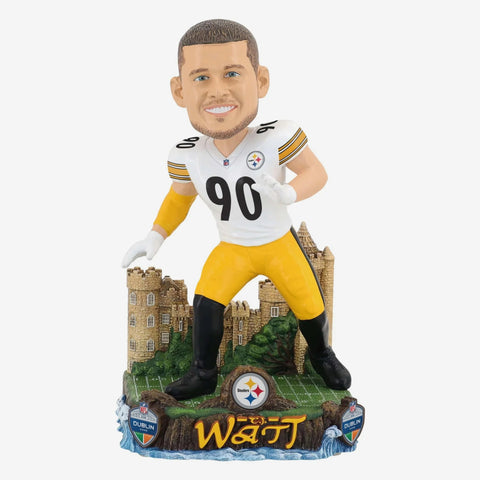 T.J. Watt Pittsburgh Steelers 2025 International Game NFL Bobblehead