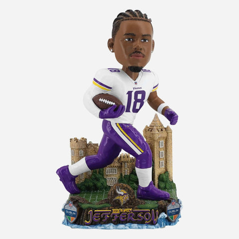 Justin Jefferson Minnesota Vikings 2025 International Game NFL Bobblehead