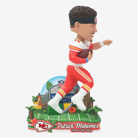 Patrick Mahomes Kansas City Chiefs 2025 International Game NFL Football Bobblehead