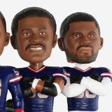 Lawrence Taylor, Harry Carson, Carl Banks, George Martin & Jim Burt New York Giants Big Blue Wrecking Crew Defense Mini Scene NFL Football Bobblehead