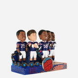 Lawrence Taylor, Harry Carson, Carl Banks, George Martin & Jim Burt New York Giants Big Blue Wrecking Crew Defense Mini Scene NFL Football Bobblehead