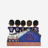 Lawrence Taylor, Harry Carson, Carl Banks, George Martin & Jim Burt New York Giants Big Blue Wrecking Crew Defense Mini Scene NFL Football Bobblehead