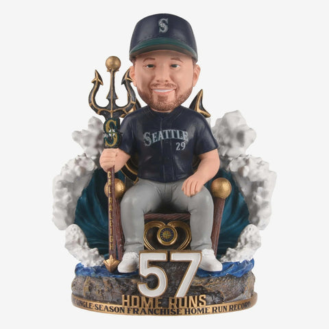 Cal Raleigh Seattle Mariners All-Time Single Season Home Run Record MLB Baseball Bobblehead