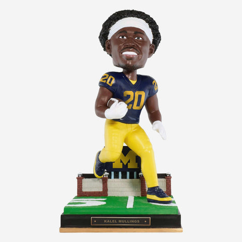 Kalel Mullings Michigan Wolverines Gate Series NCAA College Bobblehead