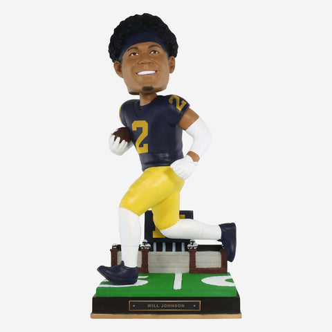 Will Johnson Michigan Wolverines Gate Series NCAA College Bobblehead