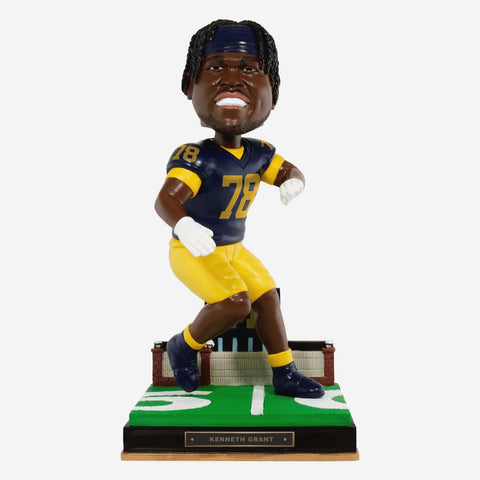 Kenneth Grant Michigan Wolverines Gate Series NCAA College Bobblehead
