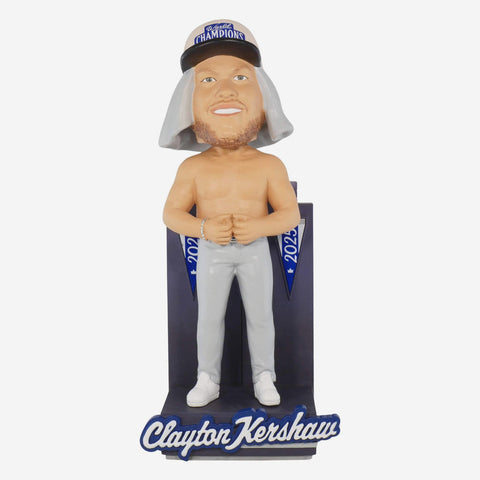 Clayton Kershaw Los Angeles Dodgers Shirtless Locker Room MLB Bobblehead