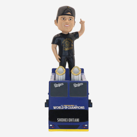 Shohei Ohtani Los Angeles Dodgers 2025 Back To Back World Series Champions Parade Bus MLB Baseball Bobblehead
