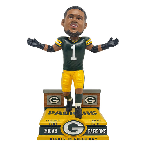 Micah Parsons Green Bay Packers Debut Gamebreaker NFL Football Bobblehead
