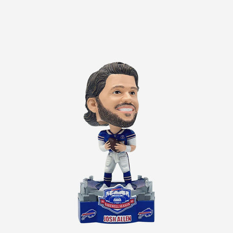 Josh Allen Buffalo Bills 2025 Highmark Stadium Farewell Season Mini Bighead NFL Football Bobblehead