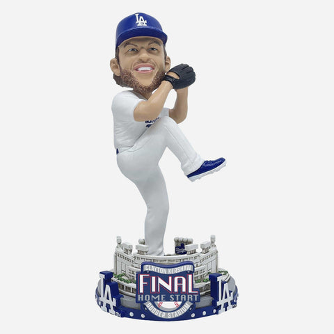 Clayton Kershaw Los Angeles Dodgers Final Dodger Stadium Home Start MLB Baseball Bobblehead