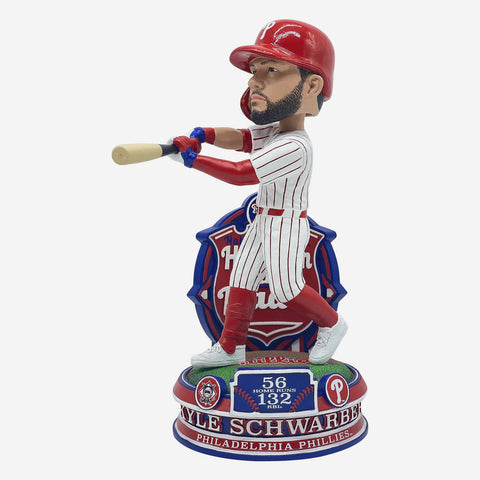 Kyle Schwarber Philadelphia Phillies 2025 National League Home Run & RBI Leader MLB Baseball Bobblehead