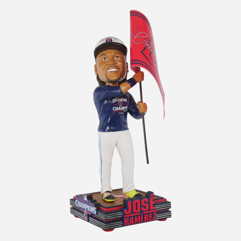 Jose Ramirez Cleveland Guardians 2025 American League Central Division Champions MLB Baseball Bobblehead