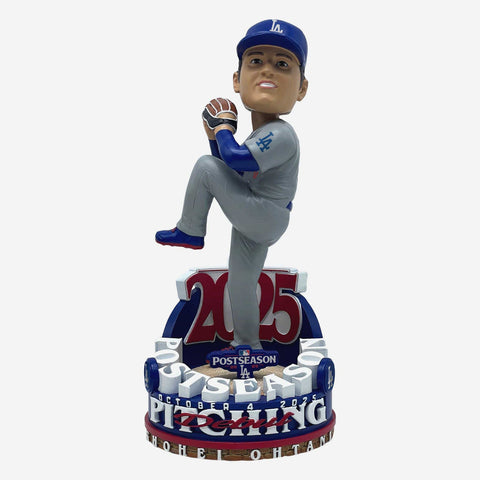 Shohei Ohtani Los Angeles Dodgers 2025 Postseason Pitching Debut MLB Bobblehead