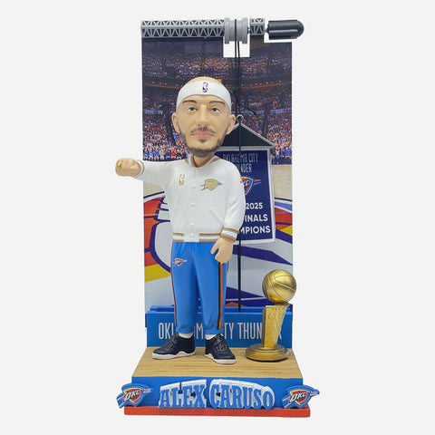 Alex Caruso Oklahoma City Thunder Raising The Banner NBA Basketball Bobblehead