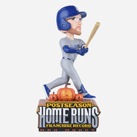Max Muncy Los Angeles Dodgers Most Postseason Home Runs Franchise Record MLB Bobblehead