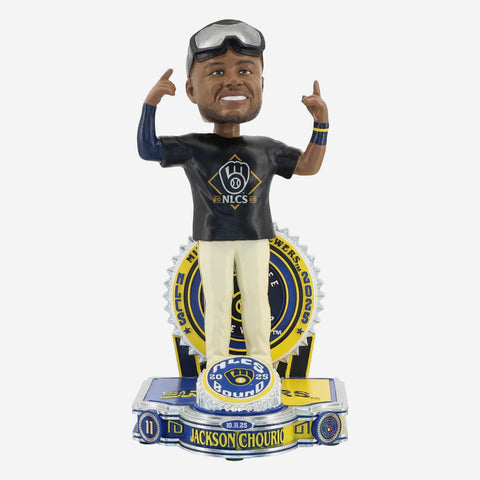 Jackson Chourio Milwaukee Brewers 2025 NLCS Playoff Bound MLB Bobblehead