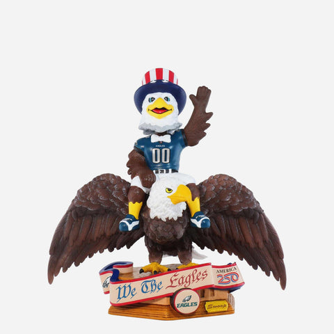 Swoop Philadelphia Eagles America's 250th Anniversary Bald Eagle NFL Football Bobblehead