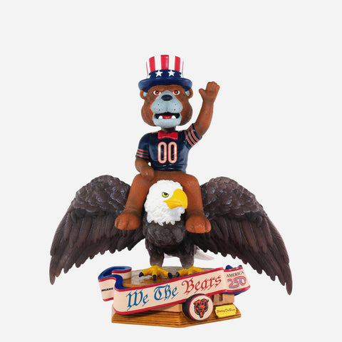 Staley Da Bear Chicago Bears America's 250th Anniversary Bald Eagle NFL Football Bobblehead
