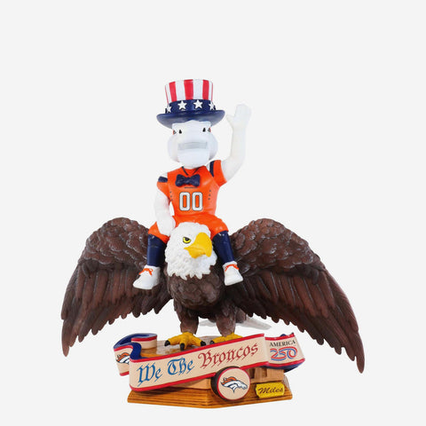 Miles Denver Broncos America's 250th Anniversary Bald Eagle NFL Football Bobblehead
