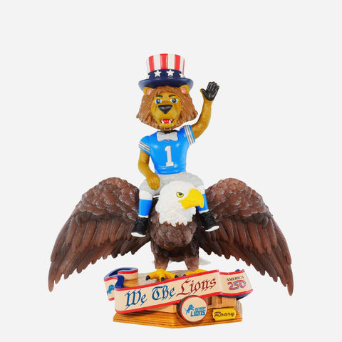 Roary Detroit Tigers America's 250th Anniversary Bald Eagle MLB Baseball Bobblehead