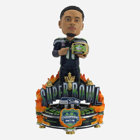 Jaxon Smith-Njigba Seattle Seahawks Super Bowl Lx Champions Celebration NFL Football Bobblehead