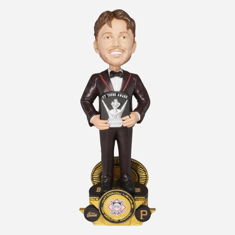Paul Skenes Pittsburgh Pirates 2025 Nl Cy Young Award Suit MLB Baseball Bobblehead