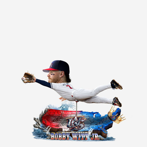 Bobby Witt Jr. USA 2026 Wbc Diving Catch Bobblehead