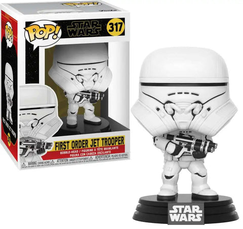 First Order Jet Trooper Funko Pop! Star Wars Glow-In-The-Dark Pin