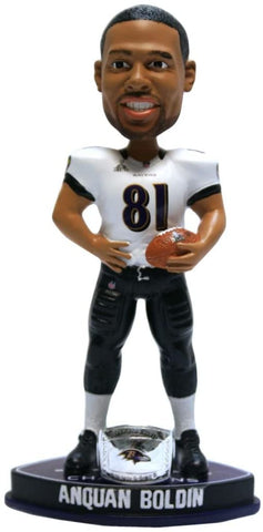 Anquon Boldin Baltimore Ravens Away Bobblehead NFL