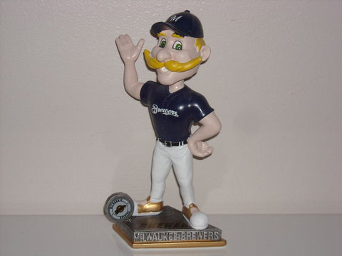 Bernie Brewer Milwaukee Brewers Springy Logo MLB Bobblehead
