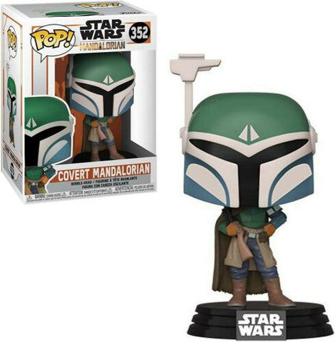 Covert Mandalorian Pop Star Wars The Mandalorian Bobblehead