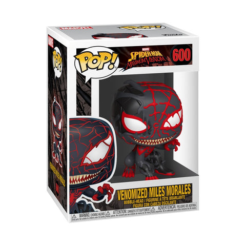 Miles Morales Pop Marvel Max Venom Bobblehead