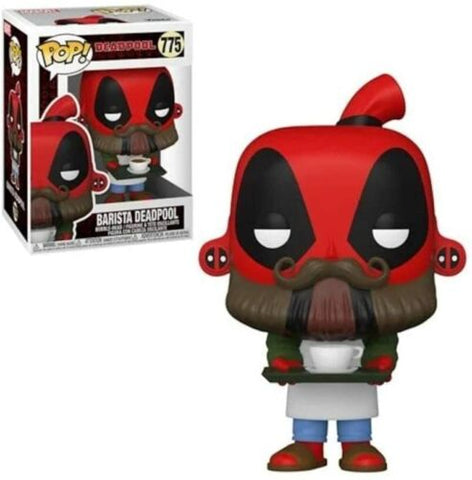 Funko Pop! Marvel Deadpool - Coffee Barista Bobblehead