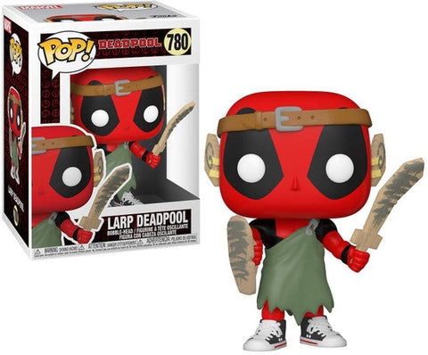 Funko Pop! Marvel Deadpool - Larp Nerd Bobblehead