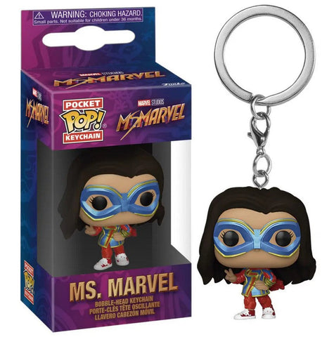 Funko Pop! Ms. Marvel Keychain Pop Keychain Bobblehead