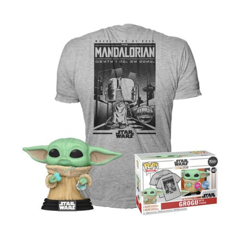 Grogu With Cookie Funko Pop! Star Wars: The Mandalorian Tee M T-Shirt