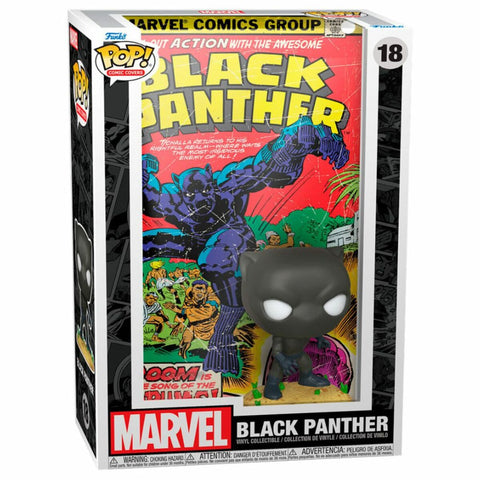 Black Panther Funko Pop! Marvel Comic Cover Bobblehead