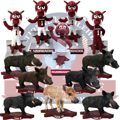 Arkansas Razorbacks Mascot Bobbleheads