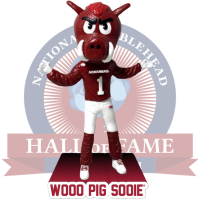Arkansas Razorbacks "Wooo Pig Sooie" Bobblehead (Presale)