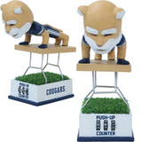 Cosmo the Cougar BYU Cougars Mascot Push-Up Counter Bobblehead (Presale)