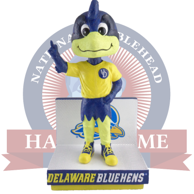 Baby Blue Delaware Blue Hens Mascot Bobblehead
