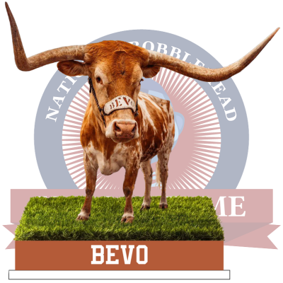 Bevo Texas Longhorns Live Mascot Bobblehead (Presale)