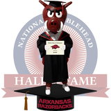 Big Red Arkansas Razorbacks Mascot Graduation Bobblehead (Presale)