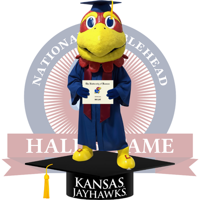 Big Jay Kansas Jayhawks Mascot Graduation Bobblehead (Presale)
