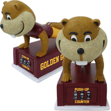 Goldy Gopher Minnesota Golden Gophers Mascot Push-Up Counter Bobblehead (Presale)