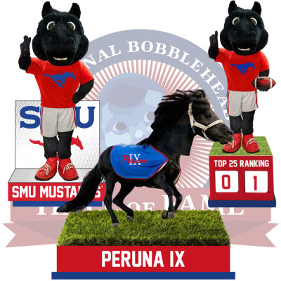 SMU Mustangs Mascot Bobbleheads (Presale)